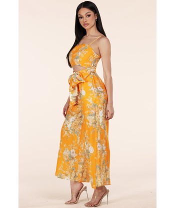 ENSEMBLE FLORAL  JAUNE "PIPER" shop