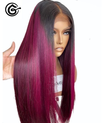 PERRUQUE "VALANCIA"  SILKY LISSE OMBRE/BORDEAUX votre