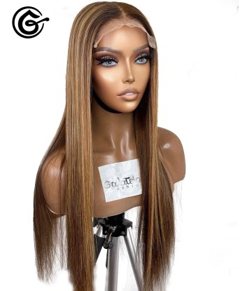 PERRUQUE "BRYANNA"  HIGLIHGT REFLETS CHEVEUX VIERGES l'achat 