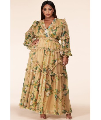 ROBE LONGUE FLORALE  "NADALIA" livraison gratuite