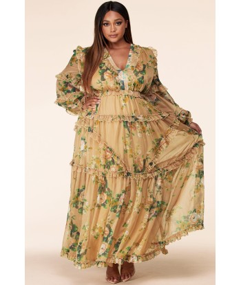 ROBE LONGUE FLORALE  "NADALIA" livraison gratuite