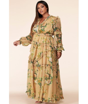 ROBE LONGUE FLORALE  "NADALIA" livraison gratuite