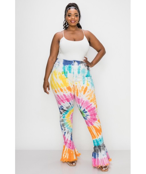 JEAN "ILIDA" TIE DYE  GRANDE TAILLE chez Cornerstreet bien 