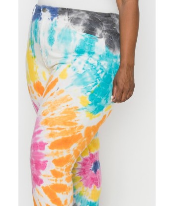 JEAN "ILIDA" TIE DYE  GRANDE TAILLE chez Cornerstreet bien 