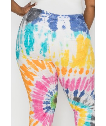 JEAN "ILIDA" TIE DYE  GRANDE TAILLE chez Cornerstreet bien 