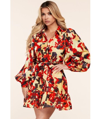 ROBE IMPRIMÉE "PEGGY" Paris Déstockage Promo