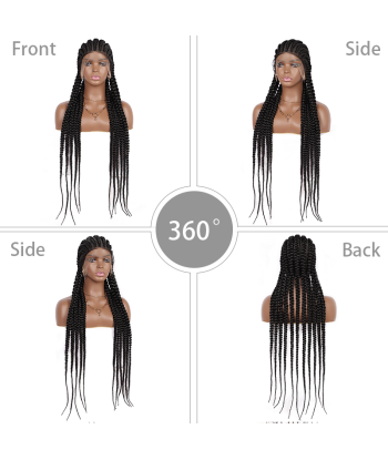 PERRUQUE "AYANA" AVEC TRESSES 360 SYNTHÉTIQUE outlet