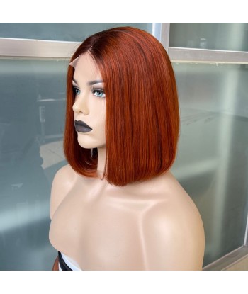 PERRUQUE  "DIANDRA"  CUIVRE COUPE COURTE AVEC CLOSURE en ligne des produits 