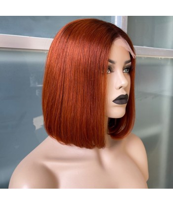 PERRUQUE  "DIANDRA"  CUIVRE COUPE COURTE AVEC CLOSURE en ligne des produits 