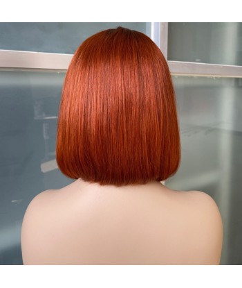 PERRUQUE  "DIANDRA"  CUIVRE COUPE COURTE AVEC CLOSURE en ligne des produits 