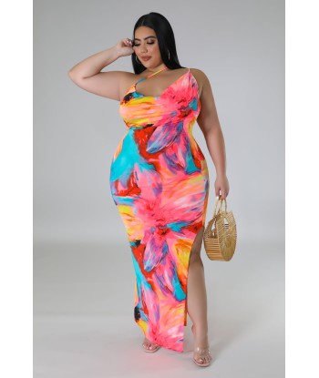 ROBE VIBRANTE GRANDE TAILLE en stock