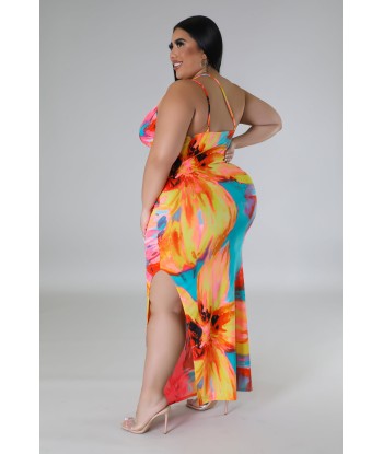 ROBE VIBRANTE GRANDE TAILLE en stock