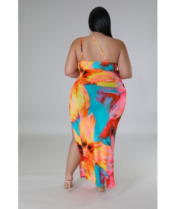 ROBE VIBRANTE GRANDE TAILLE en stock