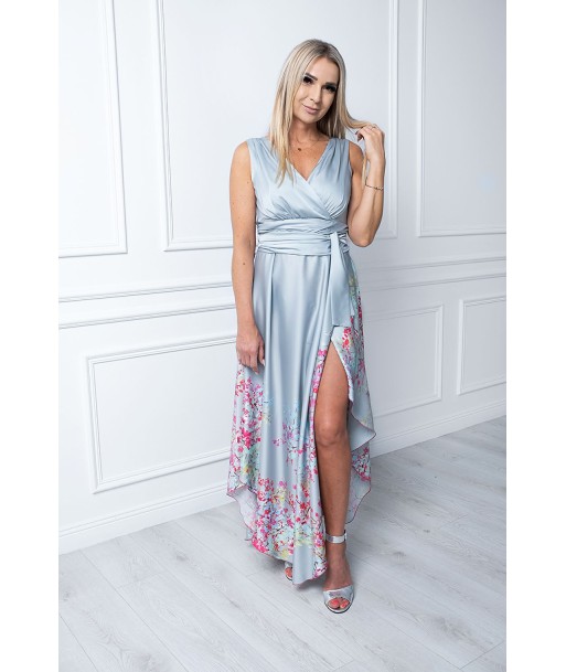 Robe satinée florale collection JESSY5 Voir les baskets